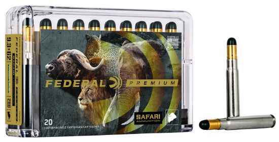 Picture of Federal P9362wh Premium Safari Cape-Shok 9.3Mmx62 Mauser 286 Gr Woodleigh Hydro Solid 20 Per Box/ 10 Case 