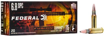 Picture of Federal F68msr1 Fusion Msr 6.8Mm Rem Spc 115 Gr Fusion Soft Point 20 Per Box/ 10 Case 