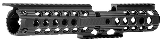 Picture of Troy Ind Sraidltcxbt00 Delta Cx Rail 12" Aluminum Black For Ar-15 