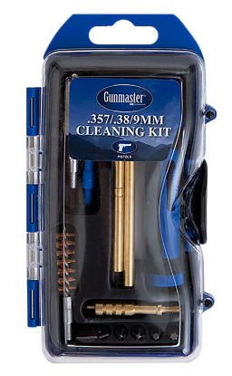 Picture of Dac Gm9p Gunmaster Cleaning Kit 9Mm & 38 Cal Pistol/14 Pieces Black/Blue 