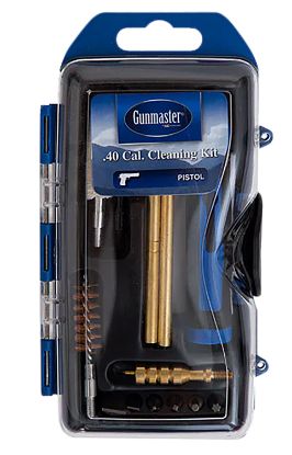 Picture of Dac Gm40p Gunmaster Cleaning Kit 40 Cal & 10Mm Pistol/14 Pieces Black/Blue 