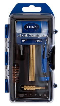 Picture of Dac Gm45p Gunmaster Cleaning Kit 44 Cal & 45 Cal Pistol/14 Pieces Black/Blue 