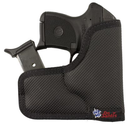 Picture of Desantis Gunhide M33bjn3z0 Nemesis Ammo Pocket Rubberized Fabric Fits S&W J Frame Fits 2" Barrel Ambidextrous 