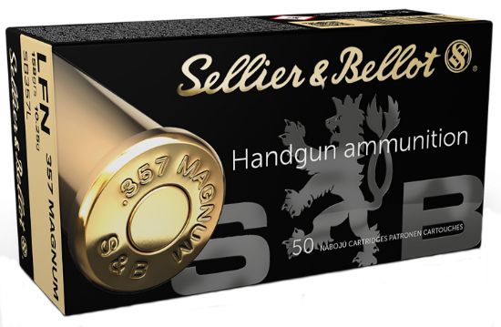 Picture of Sellier & Bellot Sb357l Handgun 357 Mag 158 Gr Lead Flat Nose 50 Per Box/ 20 Case 