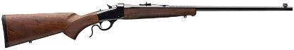 Picture of Winchester Guns 524100102 Model 1885 Low Wall Hunter 22 Lr 1Rd 24" Octagon Barrel Brushed Polish Blued Rec Satin Walnut Fixed Pistol Grip Stock Right Hand (Full Size) 