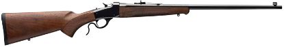 Picture of Winchester Guns 524100170 Model 1885 Low Wall Hunter 17 Hmr 1Rd 24" Octagon Barrel Brushed Polish Blued Rec Satin Walnut Fixed Pistol Grip Stock Right Hand (Full Size) 