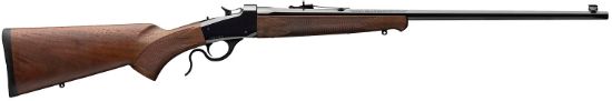 Picture of Winchester Guns 524100186 Model 1885 Low Wall Hunter 17 Wsm 1Rd 24" Octagon Barrel Brushed Polish Blued Rec Satin Walnut Fixed Pistol Grip Stock Right Hand (Full Size) 