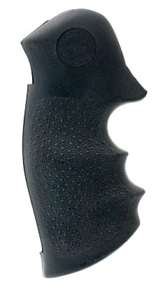 Picture of Hogue 10000 Monogrip Black Rubber With Finger Grooves For S&W K, L Frame With Square Butt 