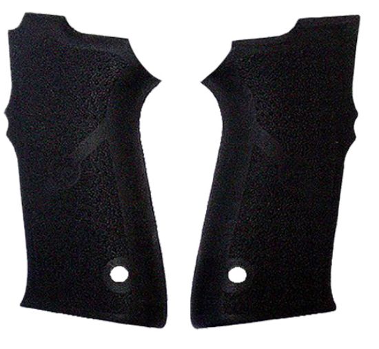 Picture of Hogue 40010 Grip Panels Black Rubber For S&W 5906, 4006 