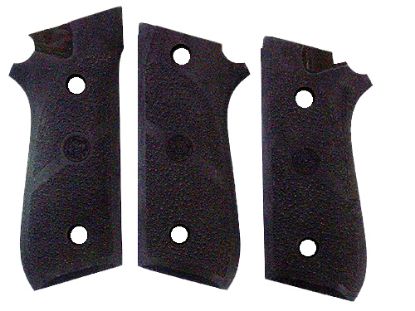 Picture of Hogue 99010 Grip Panels Black Rubber For Taurus Pt-92, Pt-99 