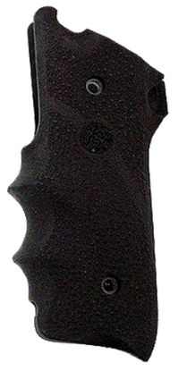 Picture of Hogue 82000 Rubber Grip Black With Finger Grooves For Ruger Mark Ii, Iii 