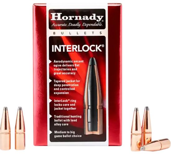 Picture of Hornady 3232 Interlock 8Mm .323 150 Gr Soft Point 100 Per Box/ 15 Case 