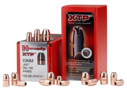 Picture of Hornady 35580 Xtp 9Mm .355 147 Gr Hollow Point Xtp 100 Per Box/ 25 Case 