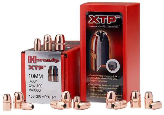 Picture of Hornady 44050 Xtp 44 Cal .430 180 Gr Hollow Point 100 Per Box/ 15 Case 