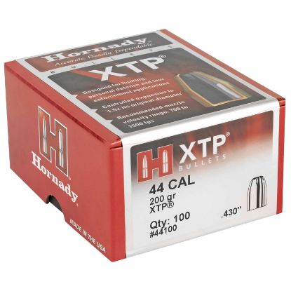 Picture of Hornady 44100 Xtp 44 Cal .430 200 Gr Hollow Point 100 Per Box/ 15 Case 