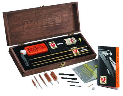 Picture of Hoppe's Buox Deluxe Cleaning Kit Rifle/Shotgun/Pistol Wood Box 