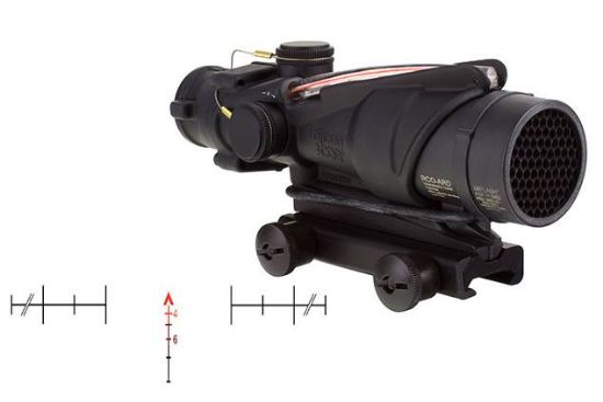 Picture of Acog 4X32 A4 Usmc Rco Chev Red