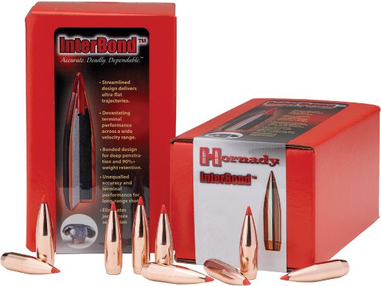 Picture of Hornady 27309 Interbond 270 Win .277 130 Gr Interbond 100 Per Box/ 15 Case 