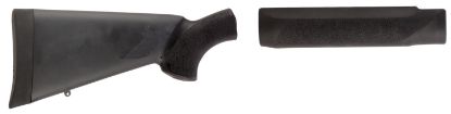Picture of Hogue 05012 Overmolded Combo Kit Black Synthetic With Forend For Mossberg 500 