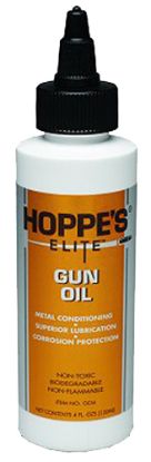 Picture of Hoppe's Go4 Elite Gun Oil Lubricates And Prevents Corrosion 4 Oz. Squeeze Bottle 