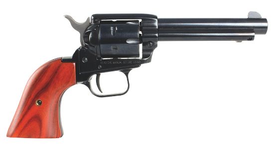 Picture of Heritage Mfg Rr22b4 Rough Rider 22 Lr 6 Shot, 4.75" Black Steel Barrel, Black Zinc Alloy Frame, Black Cylinder Cocobolo Grip, Hammer/Thumb Safety, Exposed Hammer 