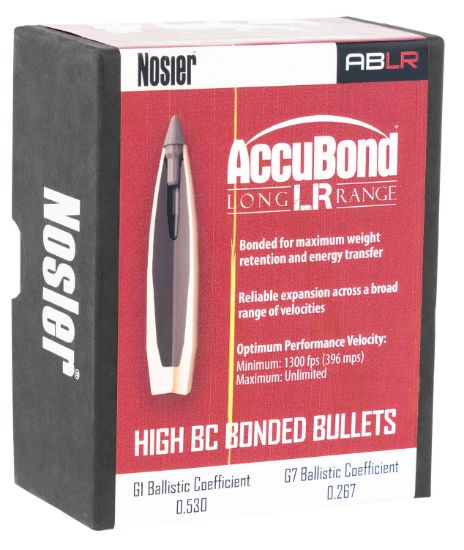 Picture of Nosler 58943 Accubond Long Range 6.5 Creedmoor .264 129 Gr Spitzer Point/ 100 Per Box 