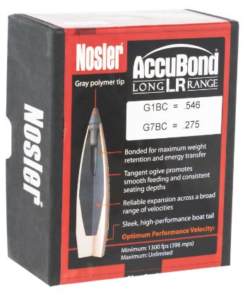 Picture of Nosler 58734 Accubond Long Range 7Mm .284 150 Gr Spitzer Point/ 100 Per Box 