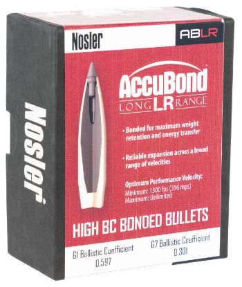 Picture of Nosler 58456 Accubond Long Range 30 Cal .308 190 Gr Spitzer Point/ 100 Per Box 