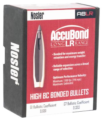 Picture of Nosler 58317 Accubond Long Range 30 Cal .308 210 Gr Spitzer Point/ 100 Per Box 