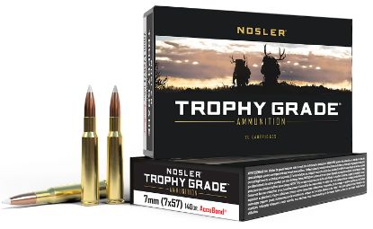 Picture of Nosler 47118 Trophy Grade 7X57mm Mauser 140 Gr Nosler Accubond 20 Per Box/ 10 Case 