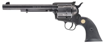 Picture of Chiappa Firearms Cf340170 Saa 1873 Medium Frame 22 Lr 10 Shot, 7.50" Blued Steel Barrel, Blued Steel Frame, Blued Cylinder, Black Plastic Grip, Exposed Hammer 