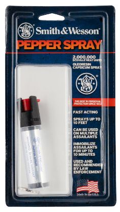 Picture of S&W Pepper Spray 1251 Pepper Spray Oc Pepper Range 10 Ft 0.75 Oz Clear Includes Keycap 