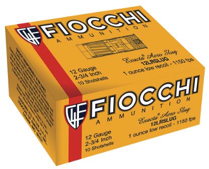 Picture of Fiocchi 12Fleslu Aero Extrema 12 Gauge 2.75" 7/8 Oz Rifled Slug Shot 10 Per Box/ 8 Case *Sold By Ammo Can 