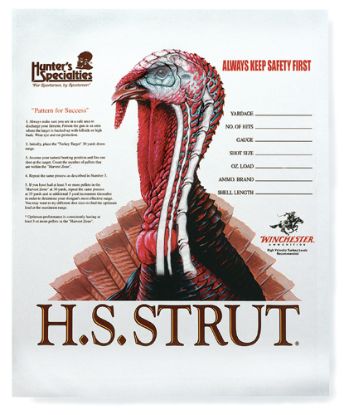 Picture of Hs Strut 06850 Turkey Paper Hanging Shotgun 11" X 11" Multi-Color 12 Pk 