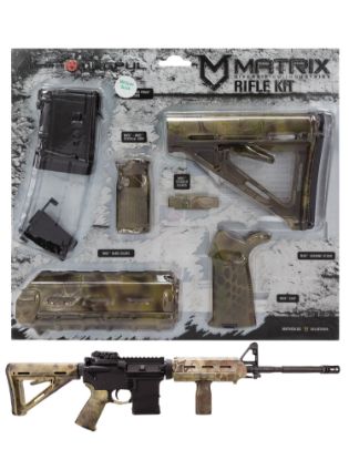 Picture of Matrix Diversified Ind Magmil62km Magpul Carbine Accessory Kit Ar-15 Kryptek Mandrake Ambidextrous 