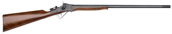 Picture of Chiappa Firearms 920188 Little Sharps Full Size 22 Lr 1 Shot 24" Blued Octagon Barrel, Color Case Hardened Receiver, Oiled Walnut Straight Fixed Stock, Right Hand 