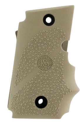 Picture of Hogue 38003 Rubber Grip Desert Tan With Finger Grooves For Sig P238 