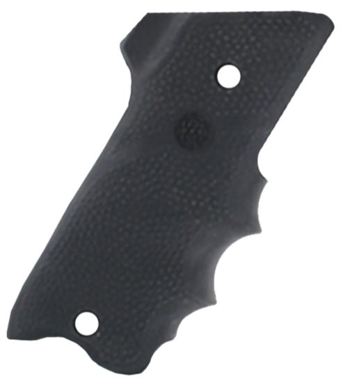 Picture of Hogue 82060 Rubber Grip Black With Finger Grooves & Right Hand Finger Rest For Ruger Mark Ii, Iii 