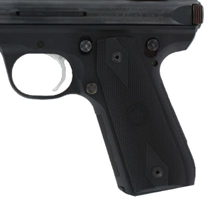 Picture of Hogue 82090 Grip Panels Diamond Checkering Black Rubber For Ruger Mark Iii 22/45 