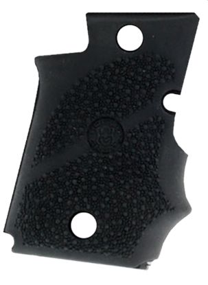 Picture of Hogue 98080 Rubber Grip Black With Finger Grooves For Sig P938 With Ambidextrous Safety 