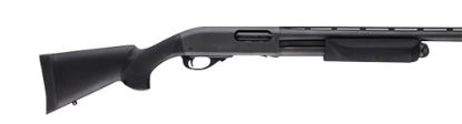 Picture of Hogue 08732 Overmolded Combo Kit Black Synthetic With Forend & 12" Lop For Remington 870 