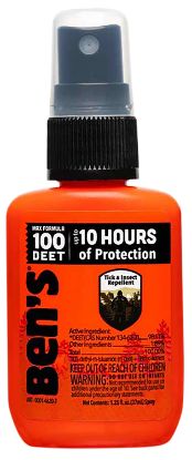 Picture of Ben's 00067070 100 Odorless Scent 1.25 Oz Spray Repels Ticks & Biting Insects Effective Up To 10 Hrs 