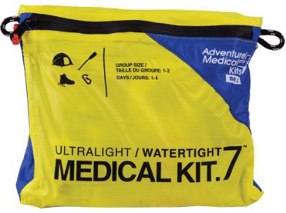 Picture of Adventure Medical Kits 01250291 Ultralight / Watertight #7 Medical Kit First Aid Watertight Yellow Nylon 