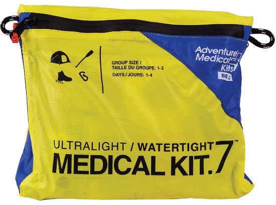 Picture of Adventure Medical Kits 01250291 Ultralight / Watertight #7 Medical Kit First Aid Watertight Yellow Nylon 