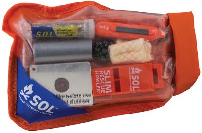 Picture of Survive Outdoors Longer 01401727 Scout Survival Kit Waterproof Orange 