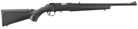 Picture of Ruger 8303 American Rimfire Compact Compact 22 Lr 10+1 18" Satin Blued Steel Barrel, Satin Blued Drilled & Tapped Steel Receiver, Black Synthetic Adjustable Stock, Right Hand 