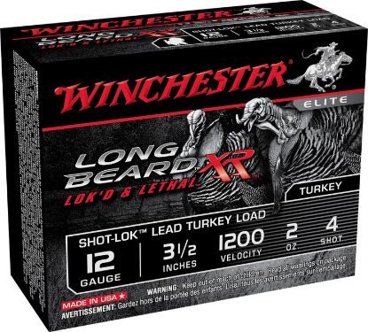 Picture of Winchester Ammo Stlb12l4 Long Beard Xr Shot-Lok 12 Gauge 3.50" 2 Oz 4 Shot 10 Per Box/ 10 Case 