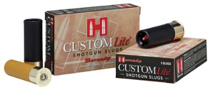 Picture of Hornady 86233 Custom Lite 20 Gauge 2.75" Ftx Slug Shot 5 Per Box/ 20 Case 