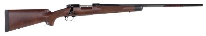 Picture of Winchester Repeating Arms 535203264 Model 70 Super Grade 270 Wsm Caliber With 3+1 Capacity, 24" Barrel, High Polished Blued Metal Finish & Satin Fancy Walnut Stock Right Hand (Full Size) 