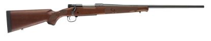 Picture of Winchester Guns 535200210 Model 70 Featherweight 22-250 Rem 5+1 Cap 22" Brushed Polish Blued Rec/Barrel Satin Walnut Fixed With Feather Checkering Stock Right Hand With Moa Trigger System (Full Size) 